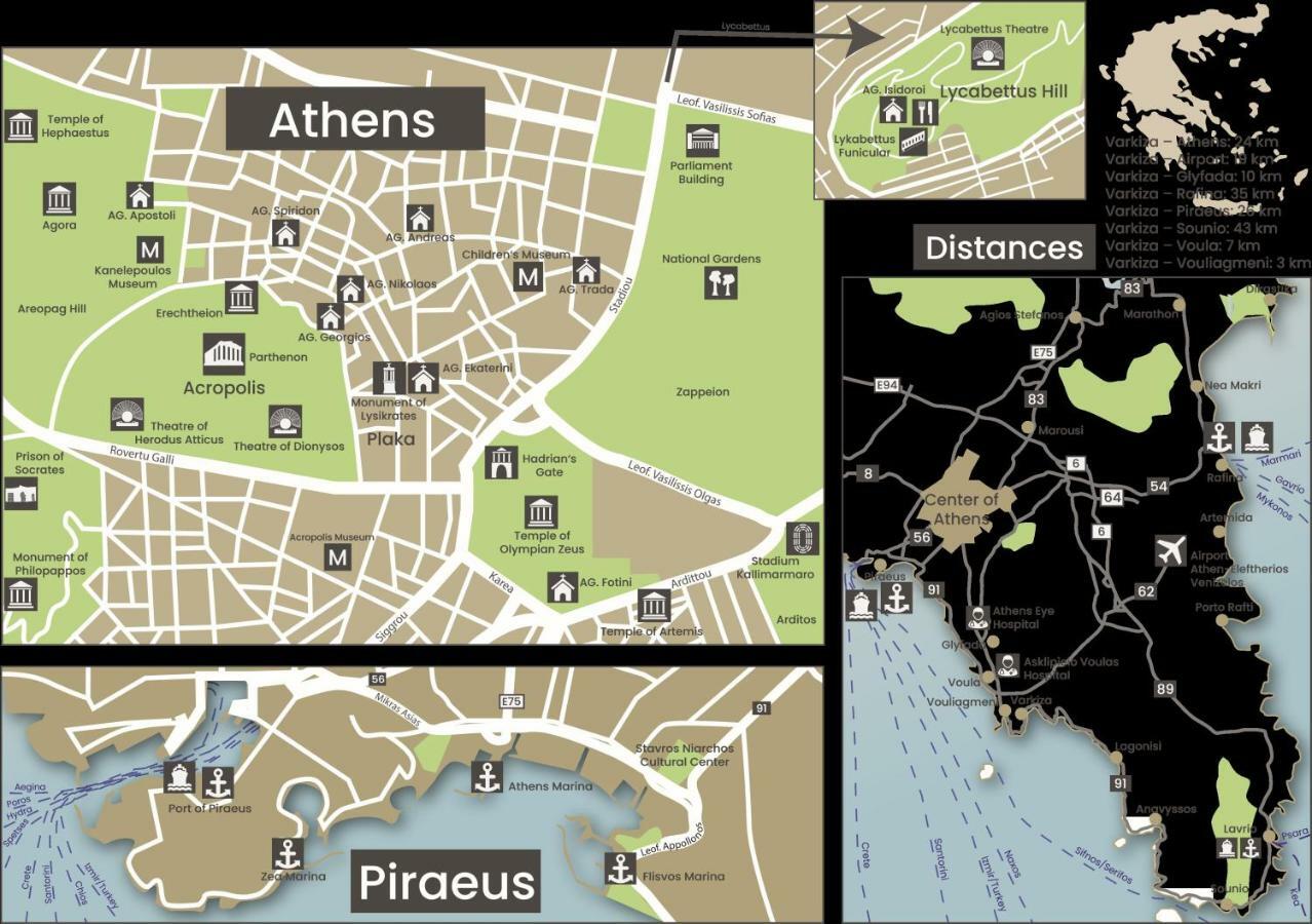 Starapartment Athens-Varkiza Top 1 Екстериор снимка